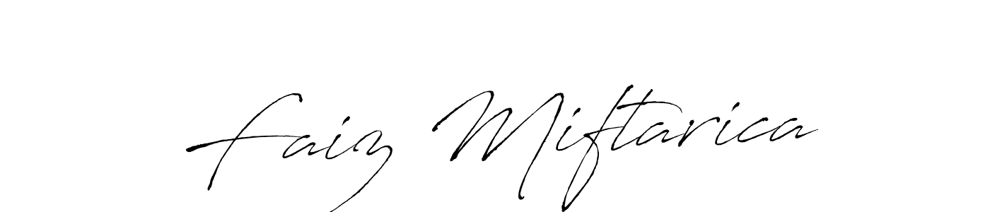 Antro_Vectra is a professional signature style that is perfect for those who want to add a touch of class to their signature. It is also a great choice for those who want to make their signature more unique. Get Faiz Miftarica name to fancy signature for free. Faiz Miftarica signature style 6 images and pictures png