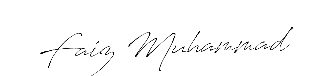 Faiz Muhammad stylish signature style. Best Handwritten Sign (Antro_Vectra) for my name. Handwritten Signature Collection Ideas for my name Faiz Muhammad. Faiz Muhammad signature style 6 images and pictures png