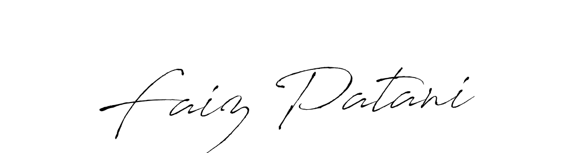 It looks lik you need a new signature style for name Faiz Patani. Design unique handwritten (Antro_Vectra) signature with our free signature maker in just a few clicks. Faiz Patani signature style 6 images and pictures png