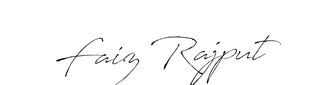 How to make Faiz Rajput signature? Antro_Vectra is a professional autograph style. Create handwritten signature for Faiz Rajput name. Faiz Rajput signature style 6 images and pictures png