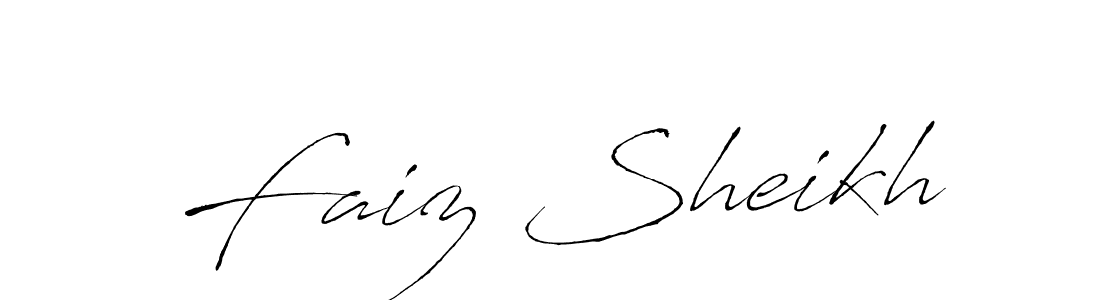 The best way (Antro_Vectra) to make a short signature is to pick only two or three words in your name. The name Faiz Sheikh include a total of six letters. For converting this name. Faiz Sheikh signature style 6 images and pictures png