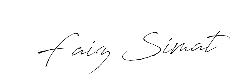 Make a short Faiz Simat signature style. Manage your documents anywhere anytime using Antro_Vectra. Create and add eSignatures, submit forms, share and send files easily. Faiz Simat signature style 6 images and pictures png