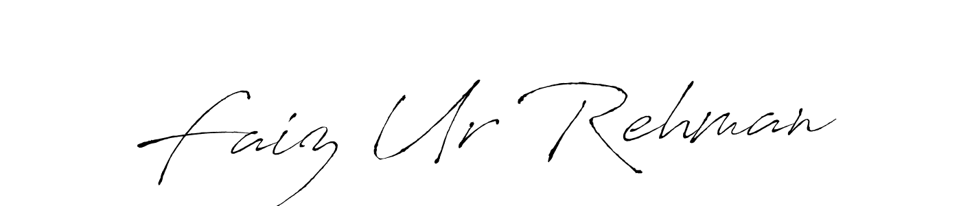 You should practise on your own different ways (Antro_Vectra) to write your name (Faiz Ur Rehman) in signature. don't let someone else do it for you. Faiz Ur Rehman signature style 6 images and pictures png