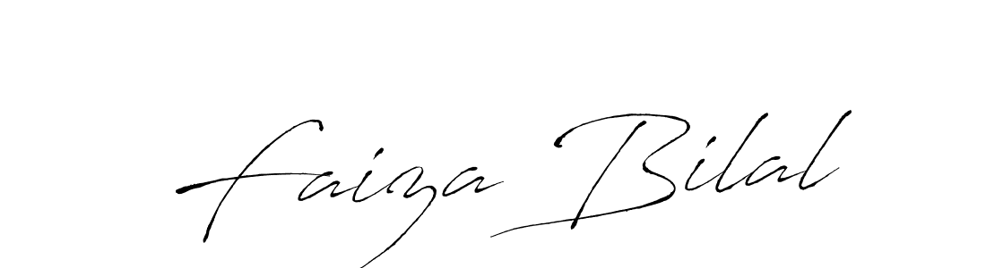 The best way (Antro_Vectra) to make a short signature is to pick only two or three words in your name. The name Faiza Bilal include a total of six letters. For converting this name. Faiza Bilal signature style 6 images and pictures png