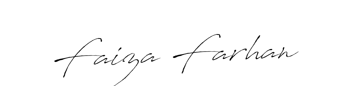 if you are searching for the best signature style for your name Faiza Farhan. so please give up your signature search. here we have designed multiple signature styles  using Antro_Vectra. Faiza Farhan signature style 6 images and pictures png