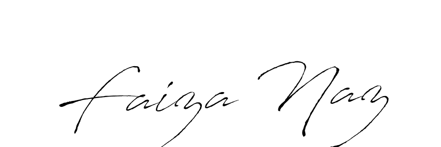 How to make Faiza Naz signature? Antro_Vectra is a professional autograph style. Create handwritten signature for Faiza Naz name. Faiza Naz signature style 6 images and pictures png