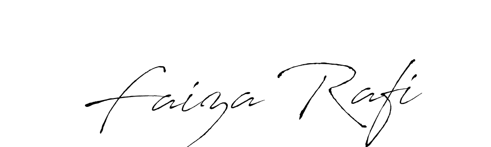 How to make Faiza Rafi name signature. Use Antro_Vectra style for creating short signs online. This is the latest handwritten sign. Faiza Rafi signature style 6 images and pictures png