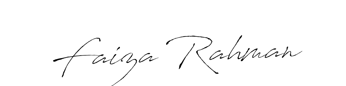 You should practise on your own different ways (Antro_Vectra) to write your name (Faiza Rahman) in signature. don't let someone else do it for you. Faiza Rahman signature style 6 images and pictures png