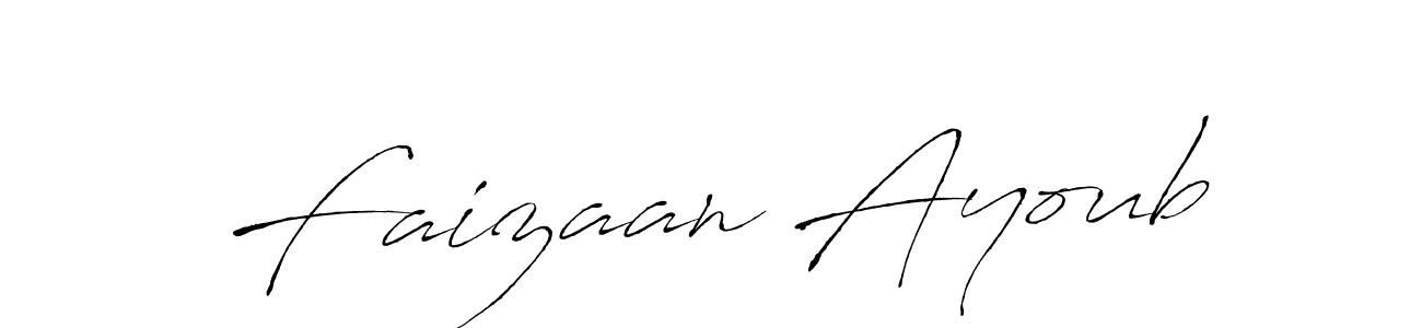 Make a beautiful signature design for name Faizaan Ayoub. Use this online signature maker to create a handwritten signature for free. Faizaan Ayoub signature style 6 images and pictures png