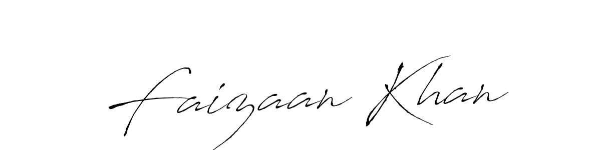 How to make Faizaan Khan signature? Antro_Vectra is a professional autograph style. Create handwritten signature for Faizaan Khan name. Faizaan Khan signature style 6 images and pictures png