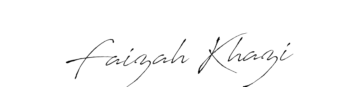 Make a beautiful signature design for name Faizah Khazi. Use this online signature maker to create a handwritten signature for free. Faizah Khazi signature style 6 images and pictures png