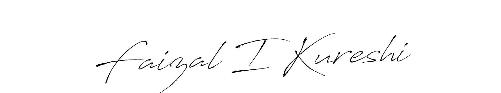 Create a beautiful signature design for name Faizal I Kureshi. With this signature (Antro_Vectra) fonts, you can make a handwritten signature for free. Faizal I Kureshi signature style 6 images and pictures png