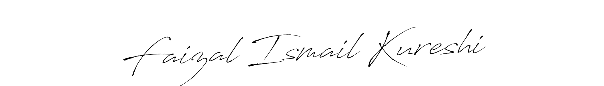 Design your own signature with our free online signature maker. With this signature software, you can create a handwritten (Antro_Vectra) signature for name Faizal Ismail Kureshi. Faizal Ismail Kureshi signature style 6 images and pictures png