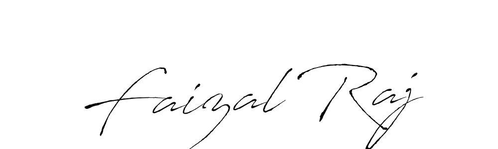 Design your own signature with our free online signature maker. With this signature software, you can create a handwritten (Antro_Vectra) signature for name Faizal Raj. Faizal Raj signature style 6 images and pictures png