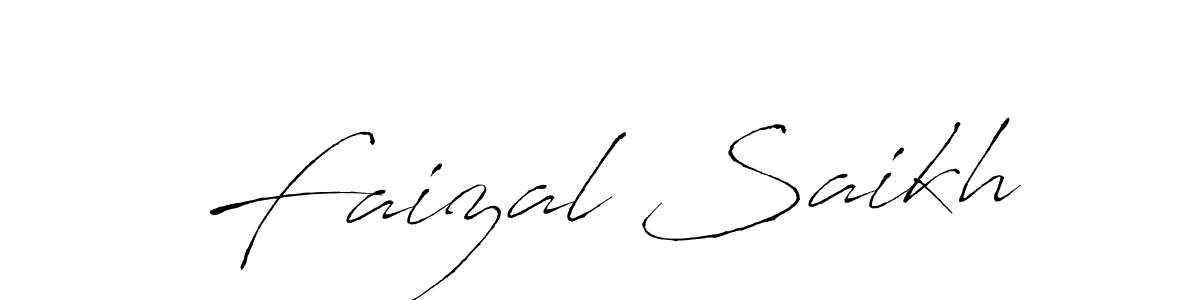 How to make Faizal Saikh signature? Antro_Vectra is a professional autograph style. Create handwritten signature for Faizal Saikh name. Faizal Saikh signature style 6 images and pictures png