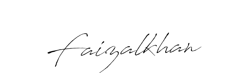 Create a beautiful signature design for name Faizalkhan. With this signature (Antro_Vectra) fonts, you can make a handwritten signature for free. Faizalkhan signature style 6 images and pictures png