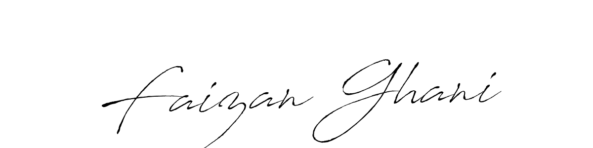 Also we have Faizan Ghani name is the best signature style. Create professional handwritten signature collection using Antro_Vectra autograph style. Faizan Ghani signature style 6 images and pictures png
