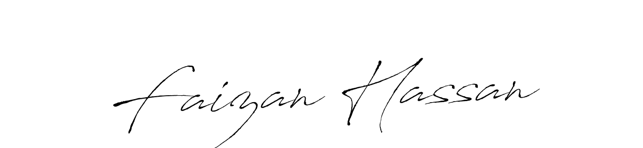 How to make Faizan Hassan name signature. Use Antro_Vectra style for creating short signs online. This is the latest handwritten sign. Faizan Hassan signature style 6 images and pictures png