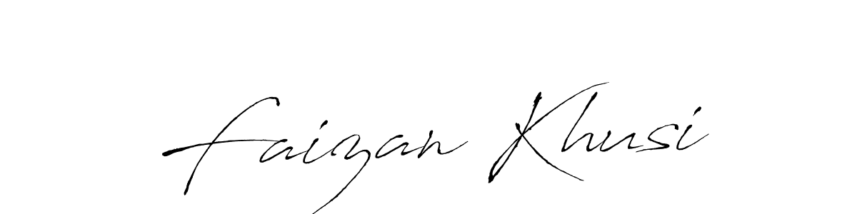 How to make Faizan Khusi signature? Antro_Vectra is a professional autograph style. Create handwritten signature for Faizan Khusi name. Faizan Khusi signature style 6 images and pictures png