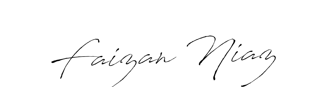 Faizan Niaz stylish signature style. Best Handwritten Sign (Antro_Vectra) for my name. Handwritten Signature Collection Ideas for my name Faizan Niaz. Faizan Niaz signature style 6 images and pictures png