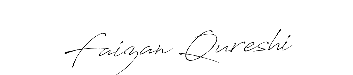 Create a beautiful signature design for name Faizan Qureshi. With this signature (Antro_Vectra) fonts, you can make a handwritten signature for free. Faizan Qureshi signature style 6 images and pictures png