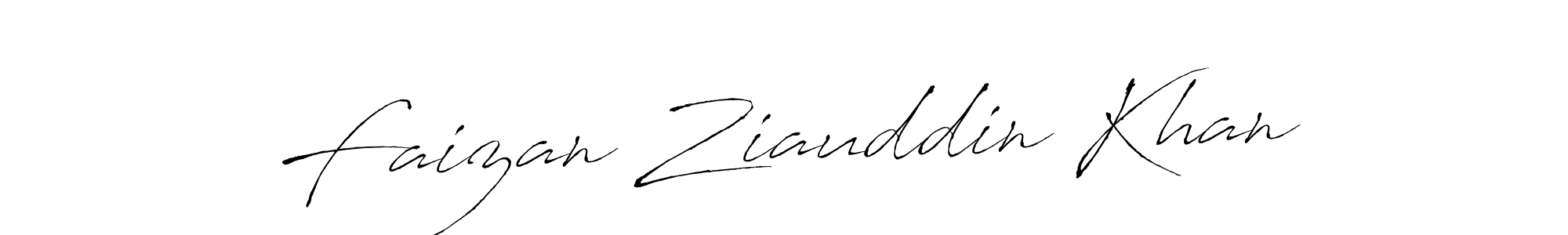 Antro_Vectra is a professional signature style that is perfect for those who want to add a touch of class to their signature. It is also a great choice for those who want to make their signature more unique. Get Faizan Ziauddin Khan name to fancy signature for free. Faizan Ziauddin Khan signature style 6 images and pictures png