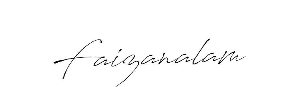 How to make Faizanalam name signature. Use Antro_Vectra style for creating short signs online. This is the latest handwritten sign. Faizanalam signature style 6 images and pictures png
