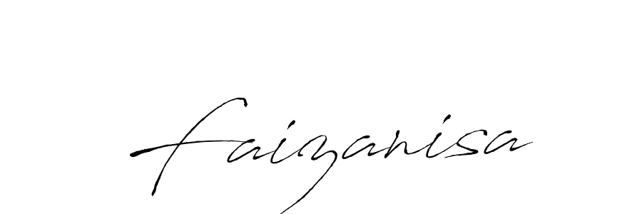 Use a signature maker to create a handwritten signature online. With this signature software, you can design (Antro_Vectra) your own signature for name Faizanisa. Faizanisa signature style 6 images and pictures png