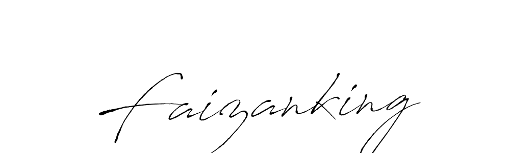 Create a beautiful signature design for name Faizanking. With this signature (Antro_Vectra) fonts, you can make a handwritten signature for free. Faizanking signature style 6 images and pictures png