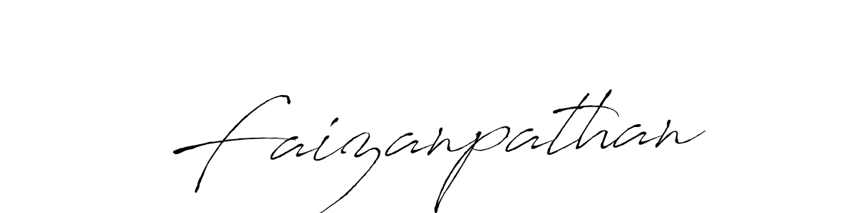 Design your own signature with our free online signature maker. With this signature software, you can create a handwritten (Antro_Vectra) signature for name Faizanpathan. Faizanpathan signature style 6 images and pictures png