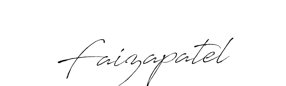 Create a beautiful signature design for name Faizapatel. With this signature (Antro_Vectra) fonts, you can make a handwritten signature for free. Faizapatel signature style 6 images and pictures png