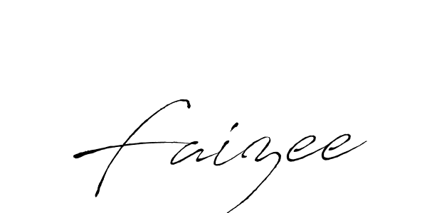 Design your own signature with our free online signature maker. With this signature software, you can create a handwritten (Antro_Vectra) signature for name Faizee. Faizee signature style 6 images and pictures png