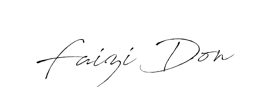How to make Faizi Don signature? Antro_Vectra is a professional autograph style. Create handwritten signature for Faizi Don name. Faizi Don signature style 6 images and pictures png