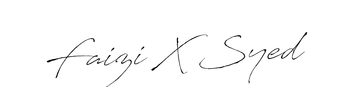 Once you've used our free online signature maker to create your best signature Antro_Vectra style, it's time to enjoy all of the benefits that Faizi X Syed name signing documents. Faizi X Syed signature style 6 images and pictures png
