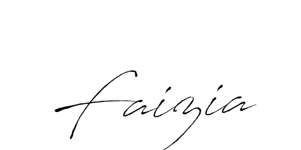Faizia stylish signature style. Best Handwritten Sign (Antro_Vectra) for my name. Handwritten Signature Collection Ideas for my name Faizia. Faizia signature style 6 images and pictures png