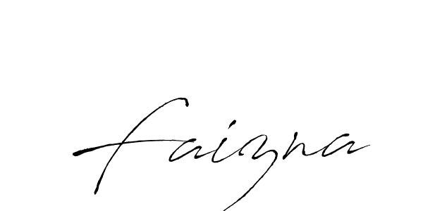 How to make Faizna signature? Antro_Vectra is a professional autograph style. Create handwritten signature for Faizna name. Faizna signature style 6 images and pictures png