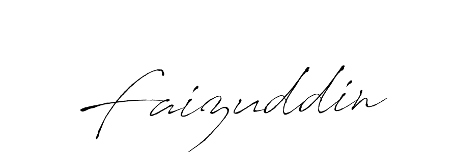 Faizuddin stylish signature style. Best Handwritten Sign (Antro_Vectra) for my name. Handwritten Signature Collection Ideas for my name Faizuddin. Faizuddin signature style 6 images and pictures png