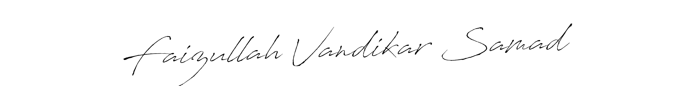 You can use this online signature creator to create a handwritten signature for the name Faizullah Vandikar Samad. This is the best online autograph maker. Faizullah Vandikar Samad signature style 6 images and pictures png