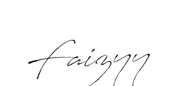 Make a beautiful signature design for name Faizyy. With this signature (Antro_Vectra) style, you can create a handwritten signature for free. Faizyy signature style 6 images and pictures png
