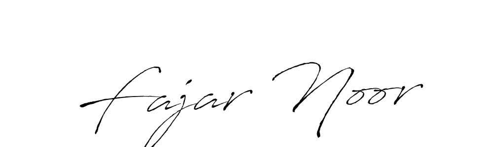 Design your own signature with our free online signature maker. With this signature software, you can create a handwritten (Antro_Vectra) signature for name Fajar Noor. Fajar Noor signature style 6 images and pictures png