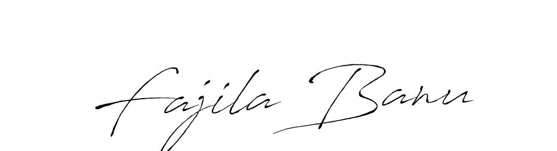 How to make Fajila Banu signature? Antro_Vectra is a professional autograph style. Create handwritten signature for Fajila Banu name. Fajila Banu signature style 6 images and pictures png