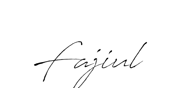 How to make Fajiul signature? Antro_Vectra is a professional autograph style. Create handwritten signature for Fajiul name. Fajiul signature style 6 images and pictures png