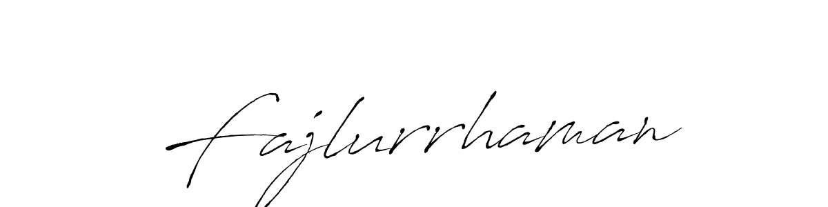 Fajlurrhaman stylish signature style. Best Handwritten Sign (Antro_Vectra) for my name. Handwritten Signature Collection Ideas for my name Fajlurrhaman. Fajlurrhaman signature style 6 images and pictures png