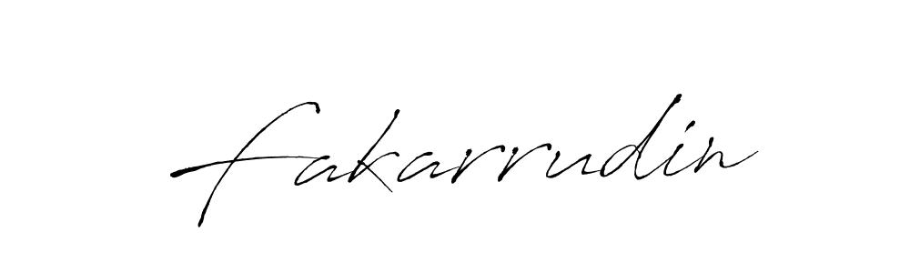 Create a beautiful signature design for name Fakarrudin. With this signature (Antro_Vectra) fonts, you can make a handwritten signature for free. Fakarrudin signature style 6 images and pictures png