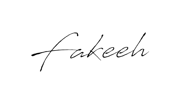 Fakeeh stylish signature style. Best Handwritten Sign (Antro_Vectra) for my name. Handwritten Signature Collection Ideas for my name Fakeeh. Fakeeh signature style 6 images and pictures png