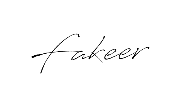 Make a beautiful signature design for name Fakeer. With this signature (Antro_Vectra) style, you can create a handwritten signature for free. Fakeer signature style 6 images and pictures png