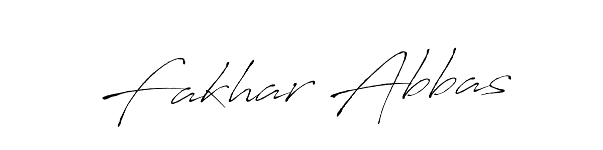 Also we have Fakhar Abbas name is the best signature style. Create professional handwritten signature collection using Antro_Vectra autograph style. Fakhar Abbas signature style 6 images and pictures png