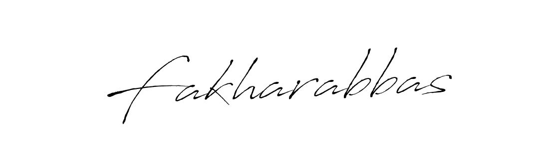 Create a beautiful signature design for name Fakharabbas. With this signature (Antro_Vectra) fonts, you can make a handwritten signature for free. Fakharabbas signature style 6 images and pictures png