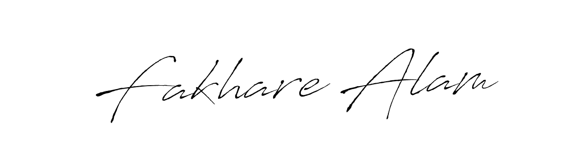How to make Fakhare Alam signature? Antro_Vectra is a professional autograph style. Create handwritten signature for Fakhare Alam name. Fakhare Alam signature style 6 images and pictures png
