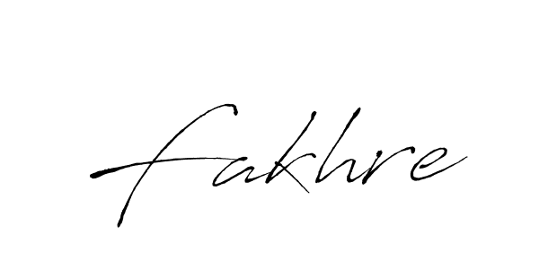 Fakhre stylish signature style. Best Handwritten Sign (Antro_Vectra) for my name. Handwritten Signature Collection Ideas for my name Fakhre. Fakhre signature style 6 images and pictures png